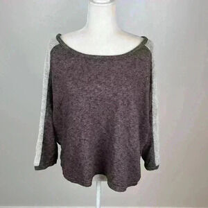 Old Navy Purple Quarter Sleeve Top Size Large